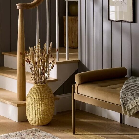 Threshold‎ Studio McGee 16" Elephant Grass Woven Floor Vase Natural - Target - Picture 2 of 6